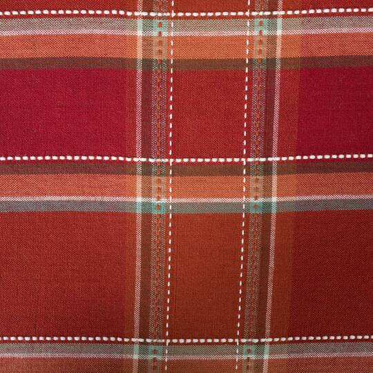 DII® 84" Autumn Spice Plaid Tablecloth